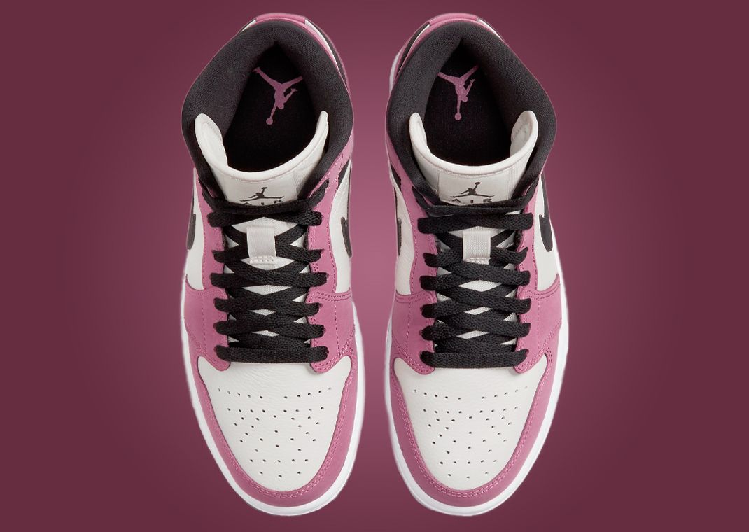 Berry Pink Covers This Air Jordan 1 Mid