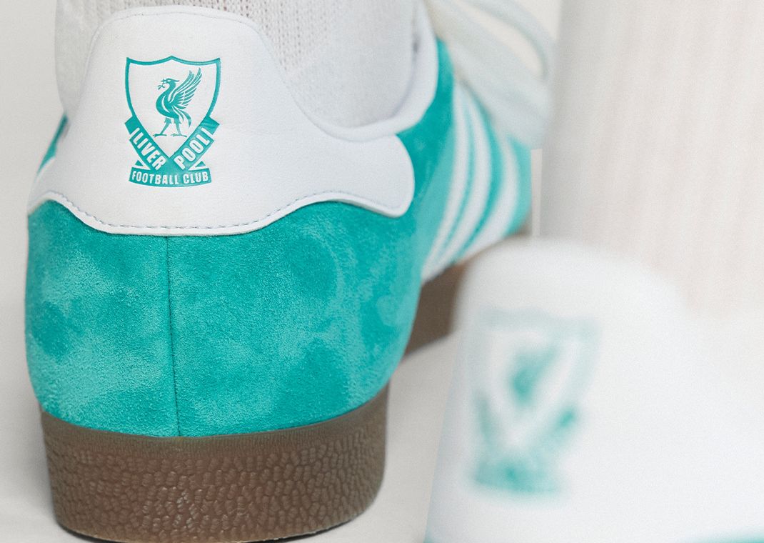 Liverpool x adidas Gazelle Third Kit Heel