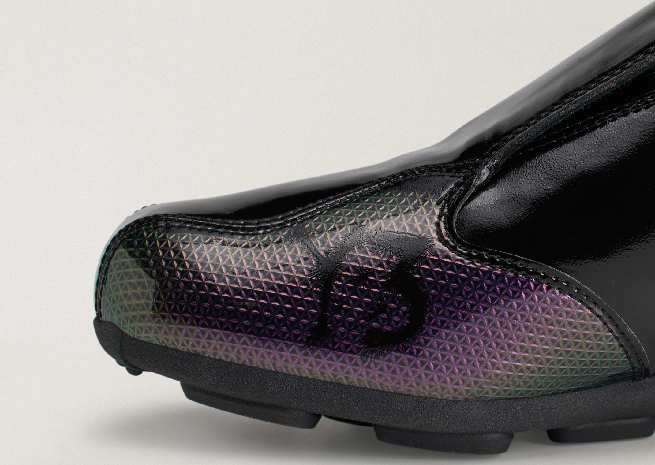 CHITO x adidas Y-3 F50+ Tunit Black medial toe
