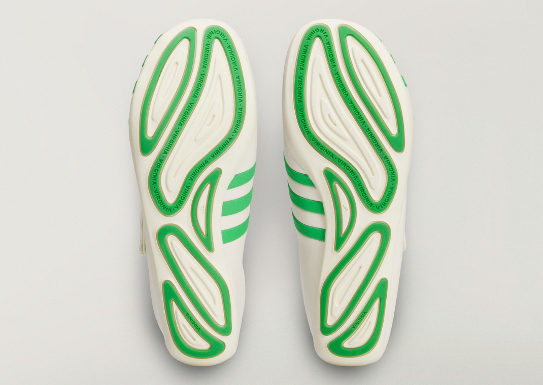 Pharrell Williams x adidas Vario Flat Earther Cream Green - Bottom