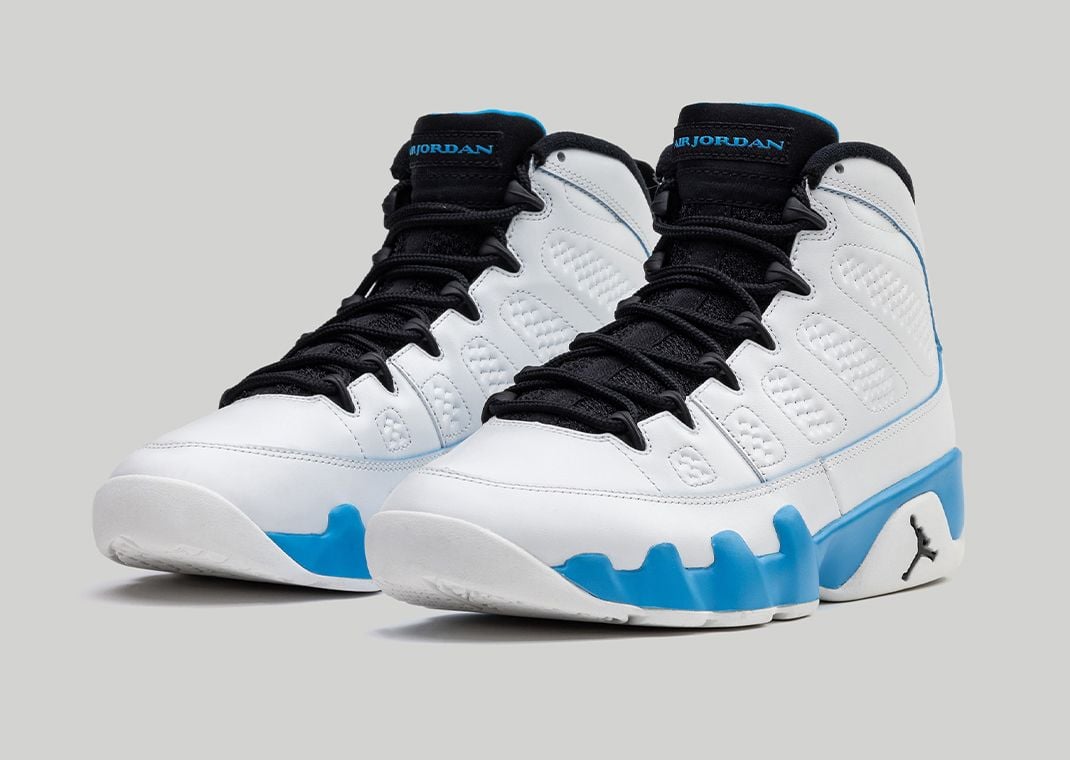 Air Jordan 9 Retro Powder Blue Angle