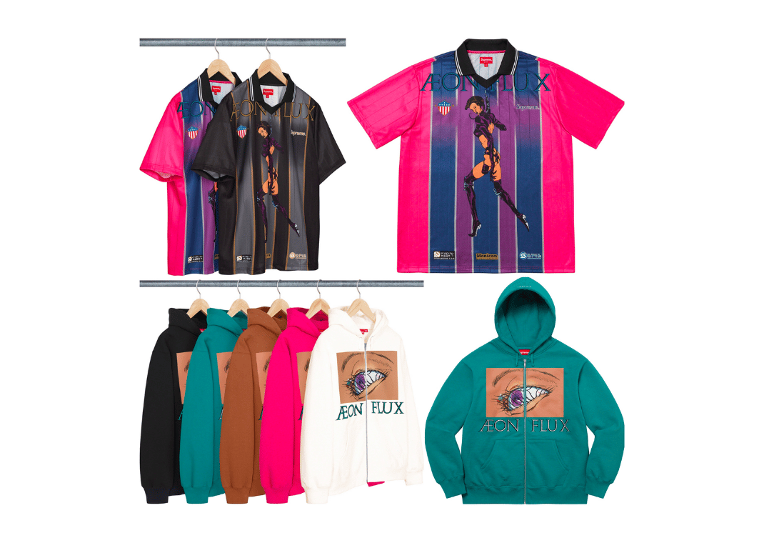 ウェア Supreme Aeon Flux Soccer Jersey 22ss ウェア Supreme Aeon