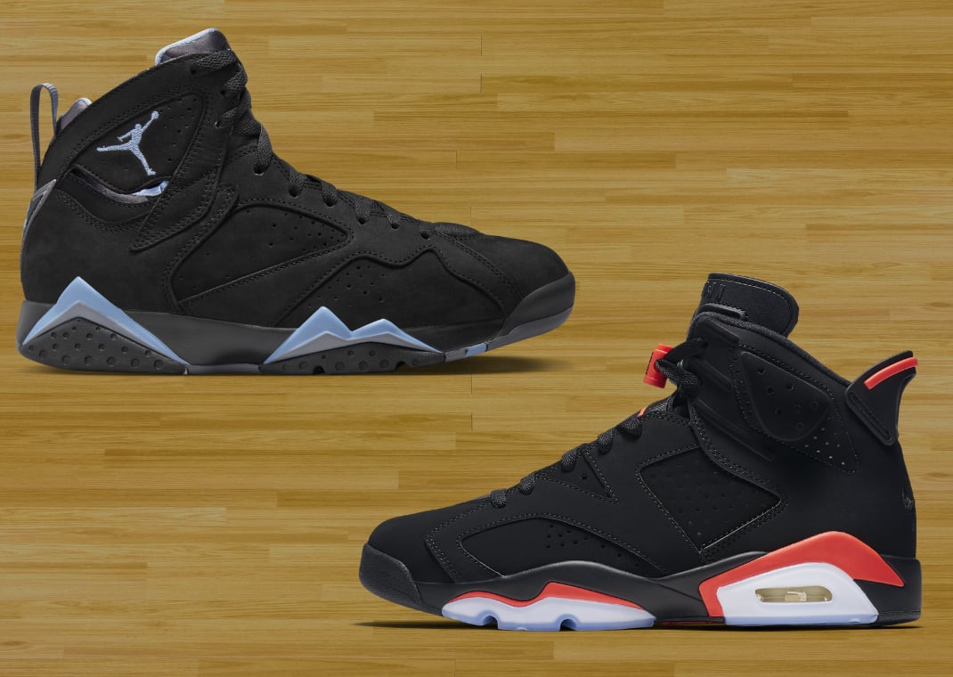 Air Jordan 7 vs. Air Jordan 6