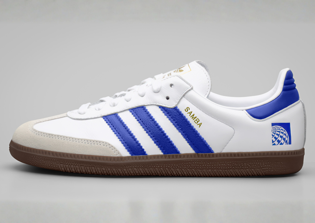 United Airlines adidas Samba