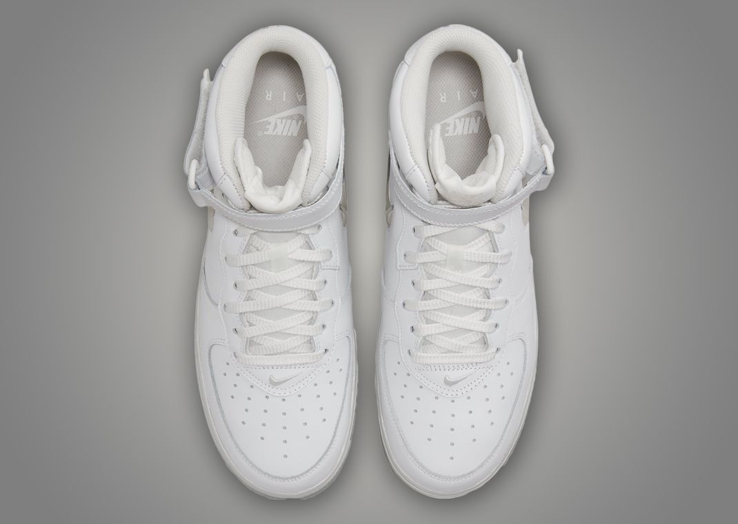 Nike's Air Force 1 Mid Jewel Summit White Is Outrageously Clean