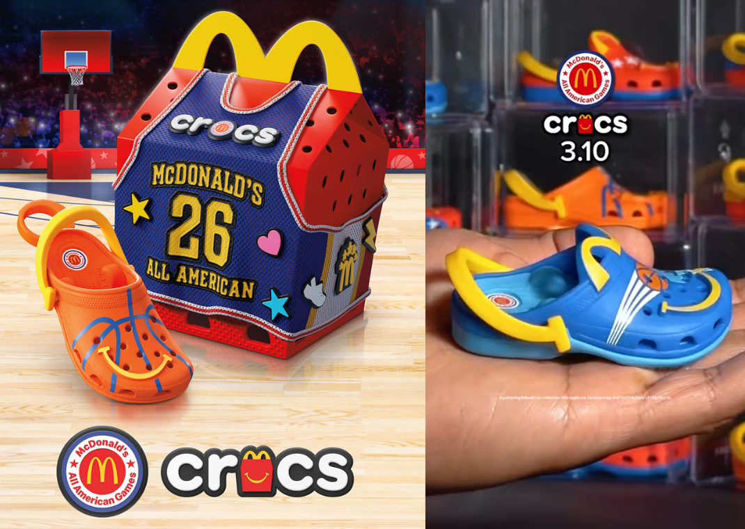 McDonald's x Crocs All-American Game Happy Meal Toys