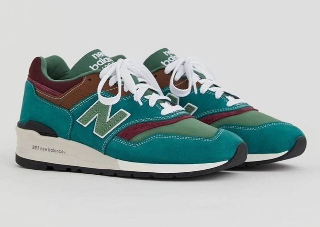 New Balance 997 Made in USA Vintage Teal Jade