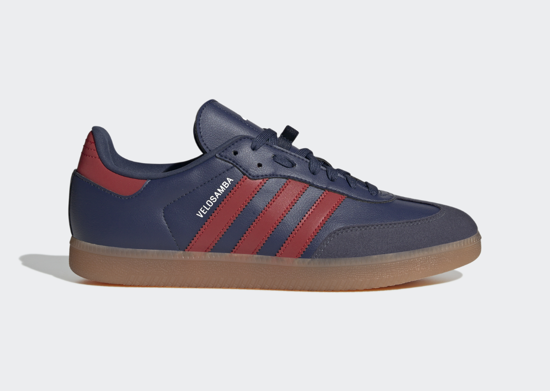 adidas The Velosamba Vegan Navy Blue Lateral