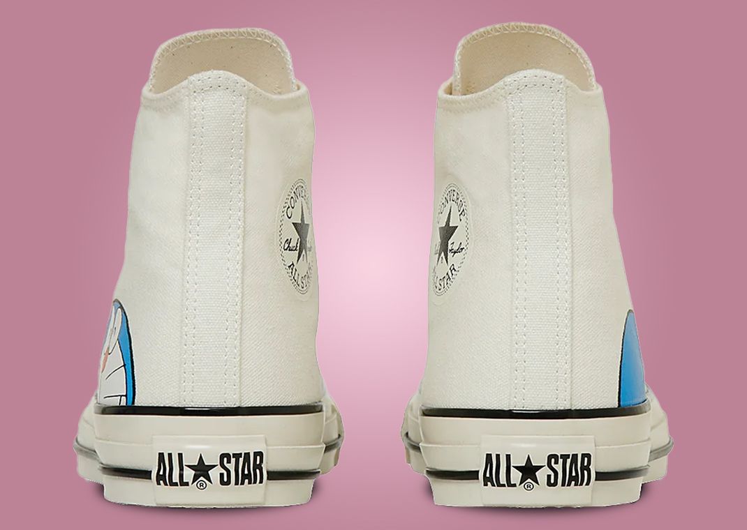 Doraemon x Converse All-Star Aged FP Hi Off-White Heel
