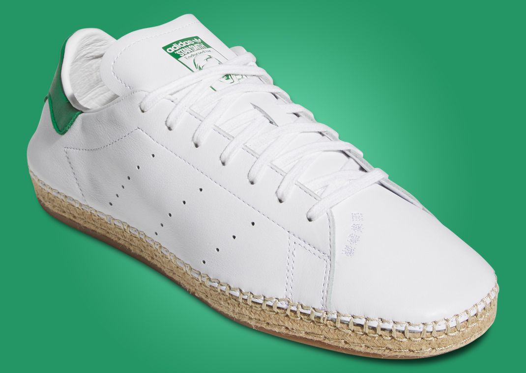 CLOT x adidas Stan Smith Espadrille White Green Angle