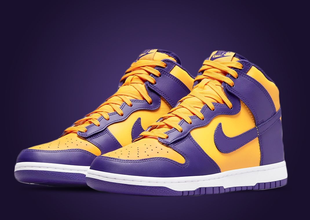 Nike Dunk High Lakers