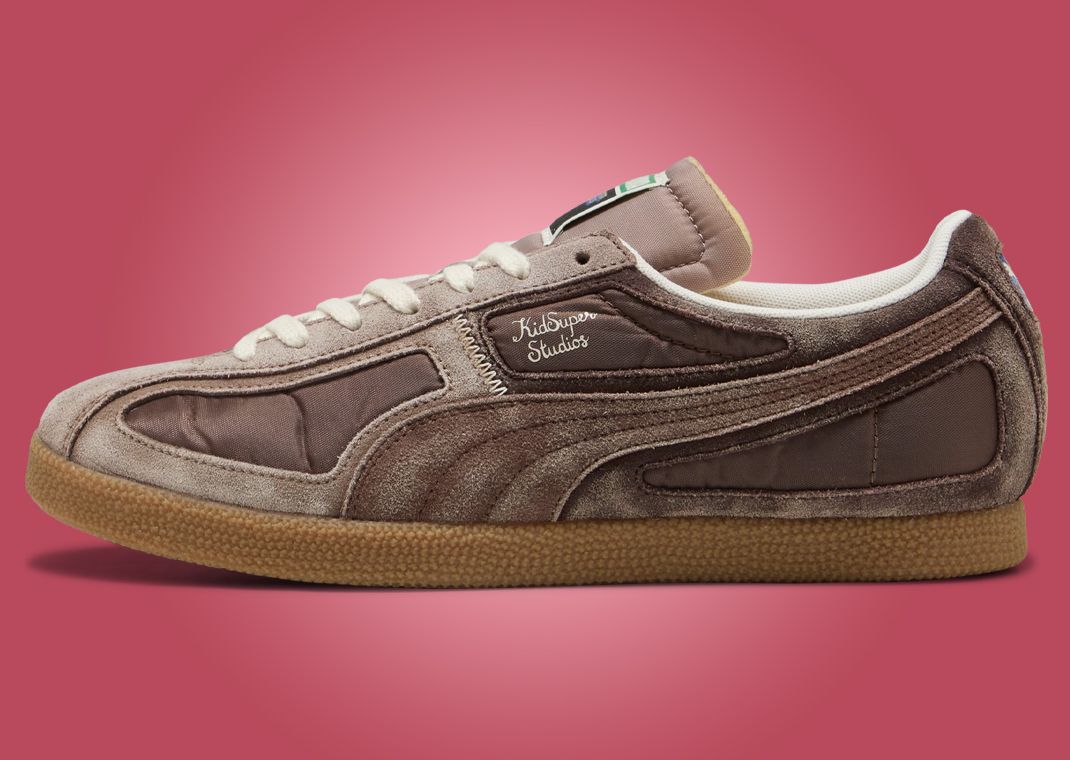 KidSuper x Puma Brasil Panels Espresso Brown - Lateral