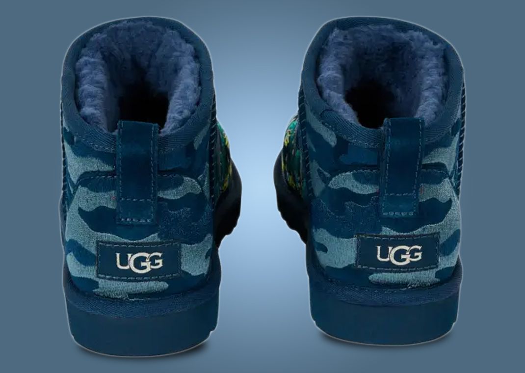 Palace x UGG Mini Boot Navy Camo Heel