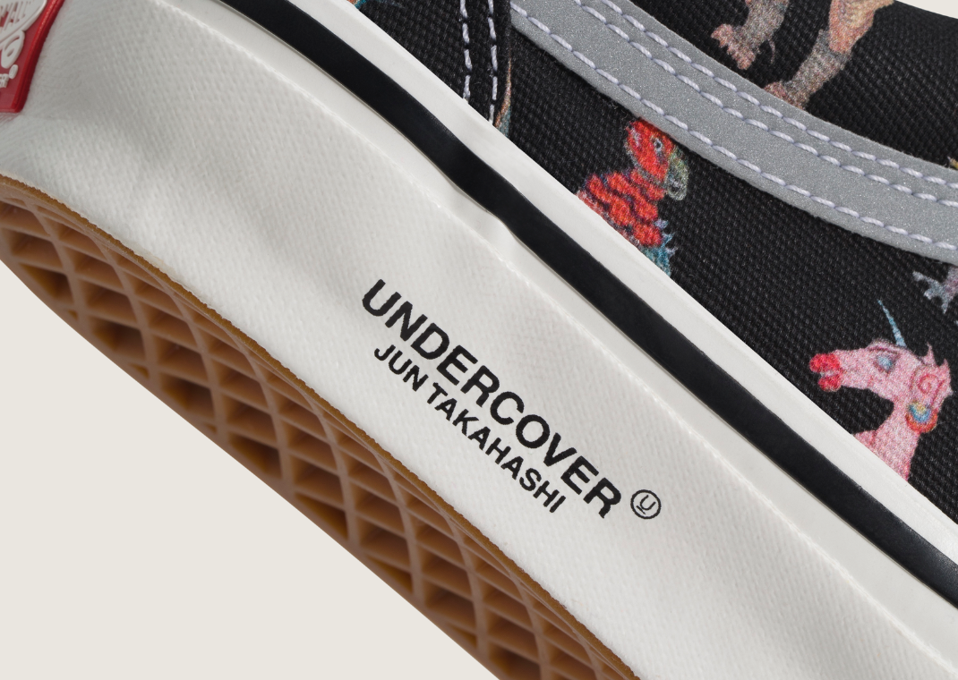 Undercover x Vans Old Skool Monster Black - Detail