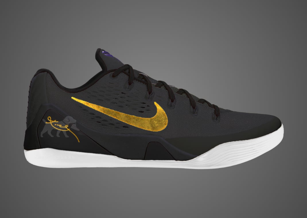 Nike Kobe 9 EM Low Protro Lakers Away