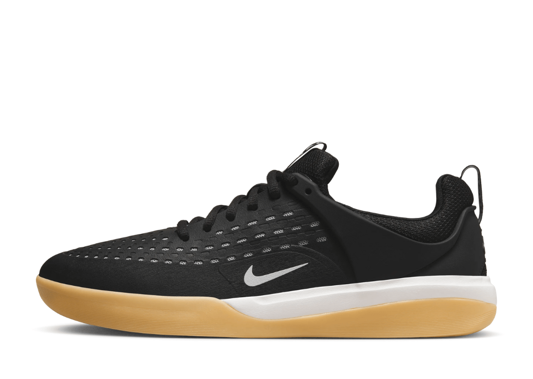 Nike SB Zoom Nyjah 3 Black White Gum Lateral