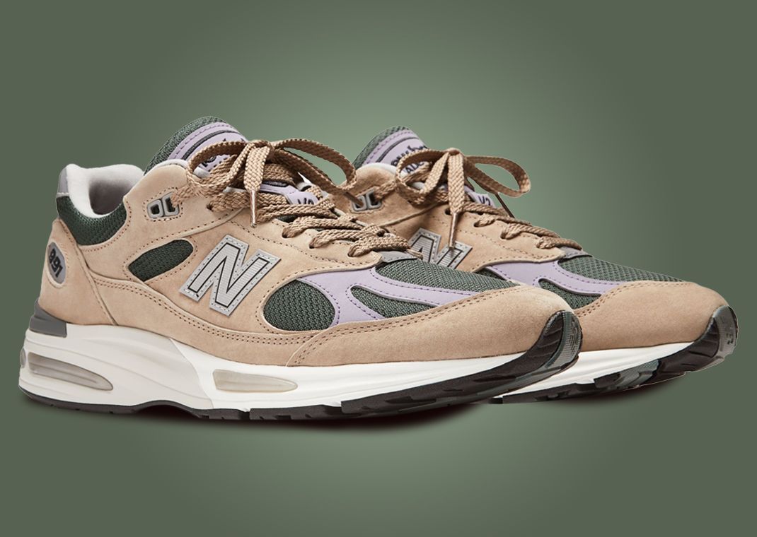 New Balance 991v2 Made in UK Essentially Offbeat Cement Angle