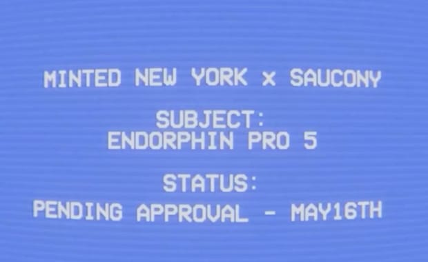 Minted New York Previews its Upcoming Saucony Collab with Animated Campaign