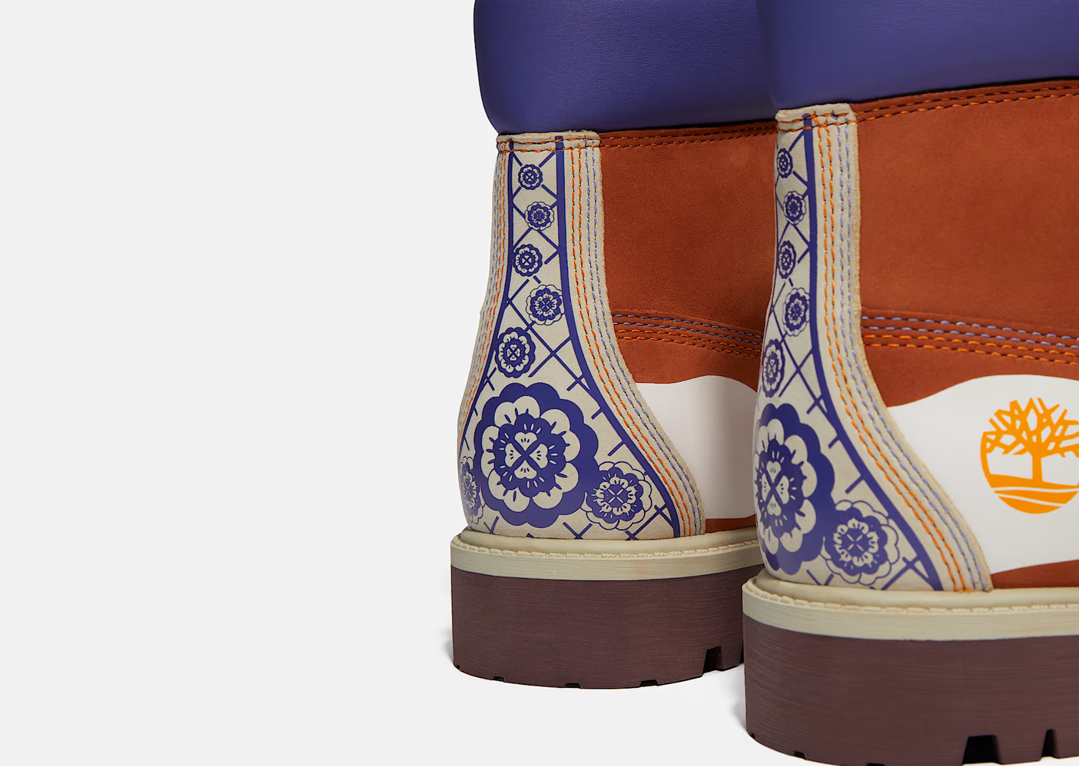 Timberland 6-Inch Boot Día de Muertos Dark Orange - Detail