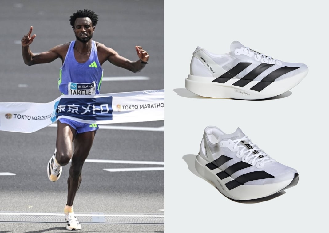 Tadese Takele wearing the adidas Adizero Pro Evo 1
