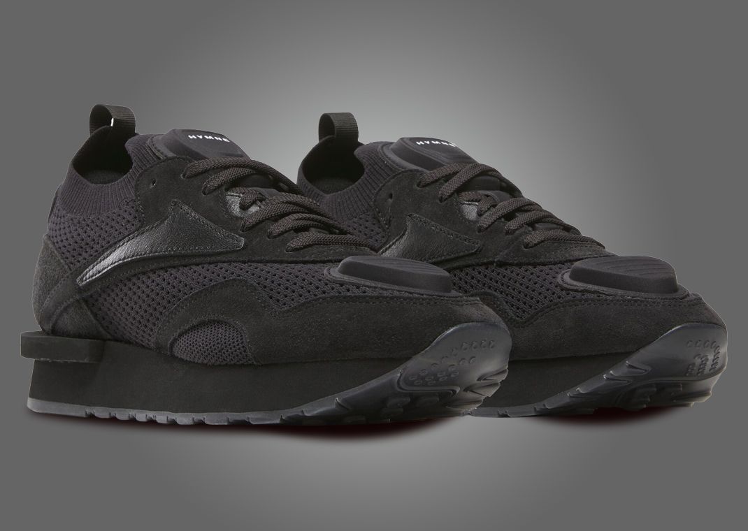 HYMNE x Reebok Classic Nylon Plus Black Angle