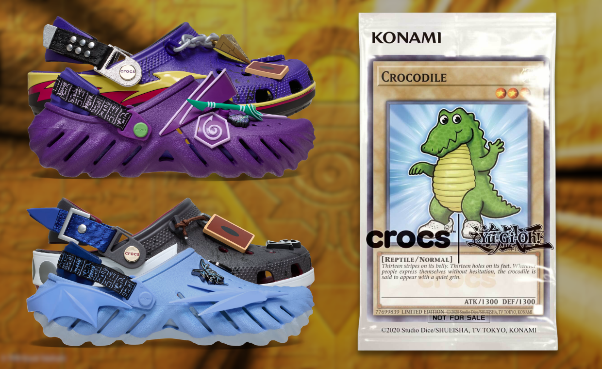 Crocs and Yu-Gi-Oh! Created a Special Crocodile Monster Card