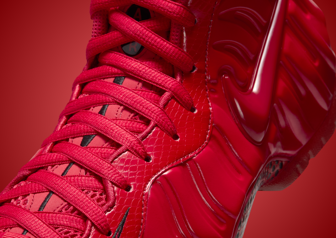 Nike Air Foamposite Pro Gym Red - Detail