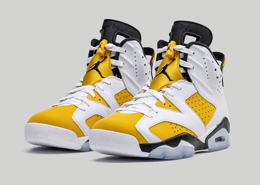 Air Jordan 6 Retro Yellow Ochre Angle