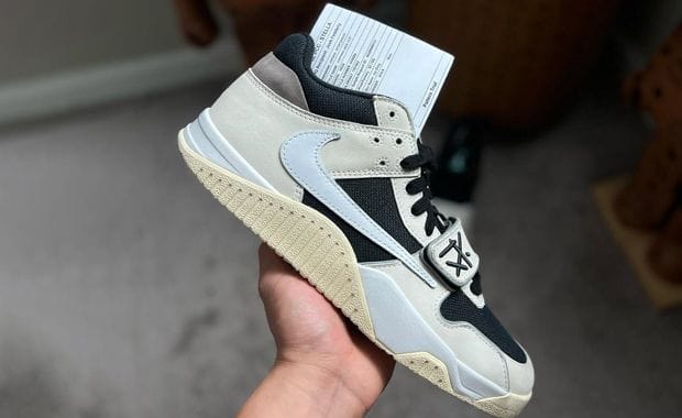 Check Out this Cream and Black Travis Scott Jumpman Jack Sample