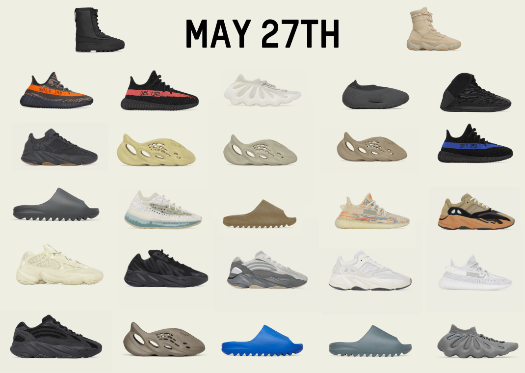 Yeezys Dropping May 27