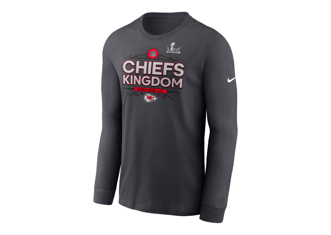 Kansas City Chiefs Super Bowl LIX Bound Local Men's Nike NFL Long-Sleeve T-Shirt