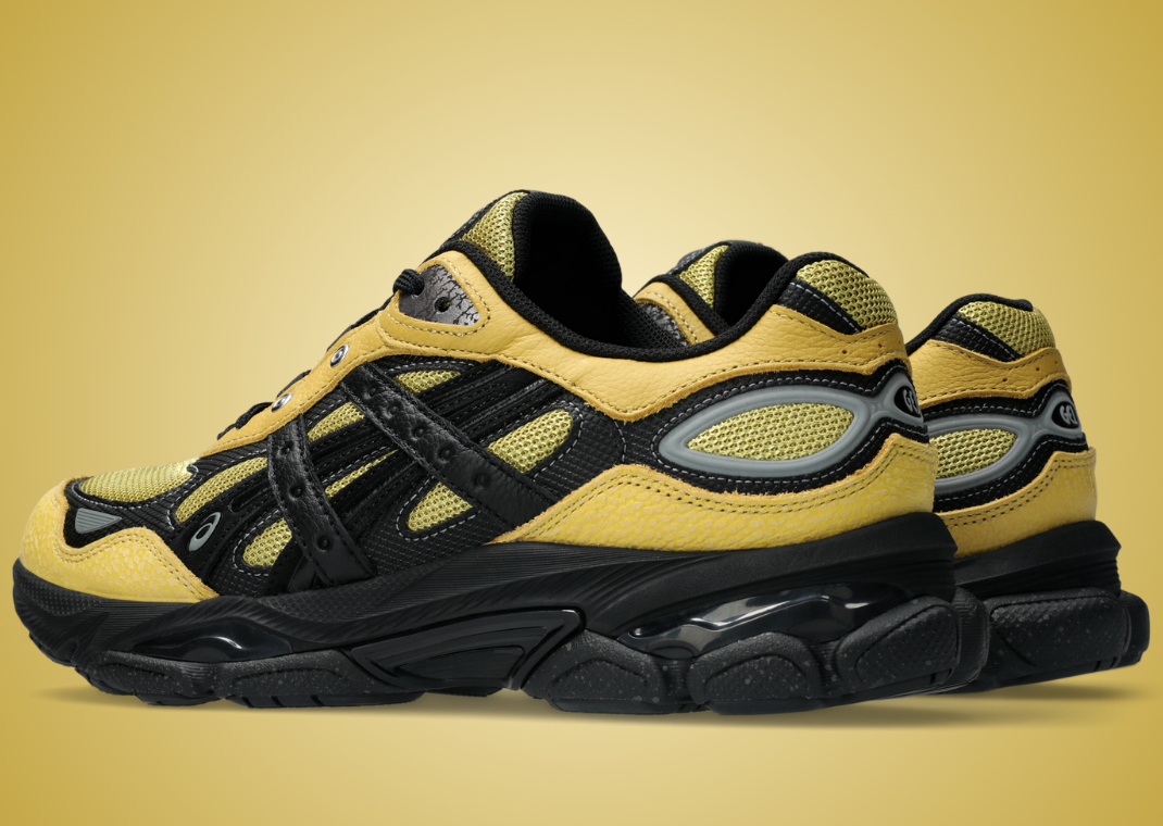 HAL Studios x Asics Gel-NYC 2.0 SSHS Yellow Heel Angle