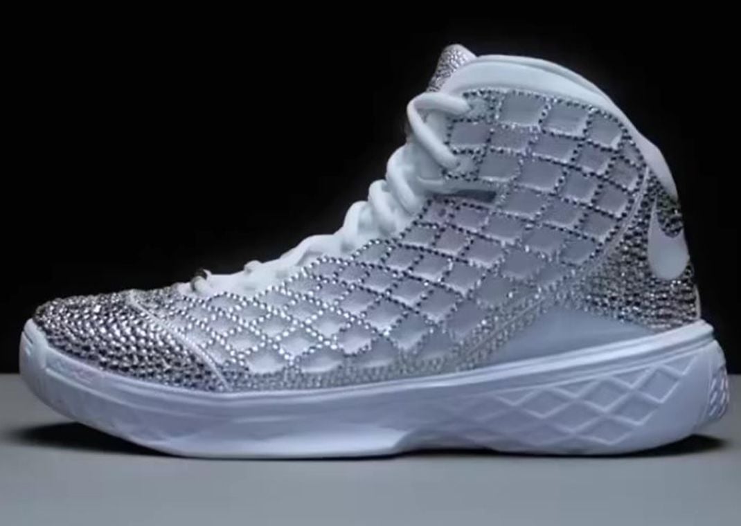 Vanessa Bryant's 1-of-2 Nike Kobe 3 Protro Swarovski Crystal PE