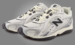 The New Balance 204L Silver Metallic Black Pays Homage to '70s Runners