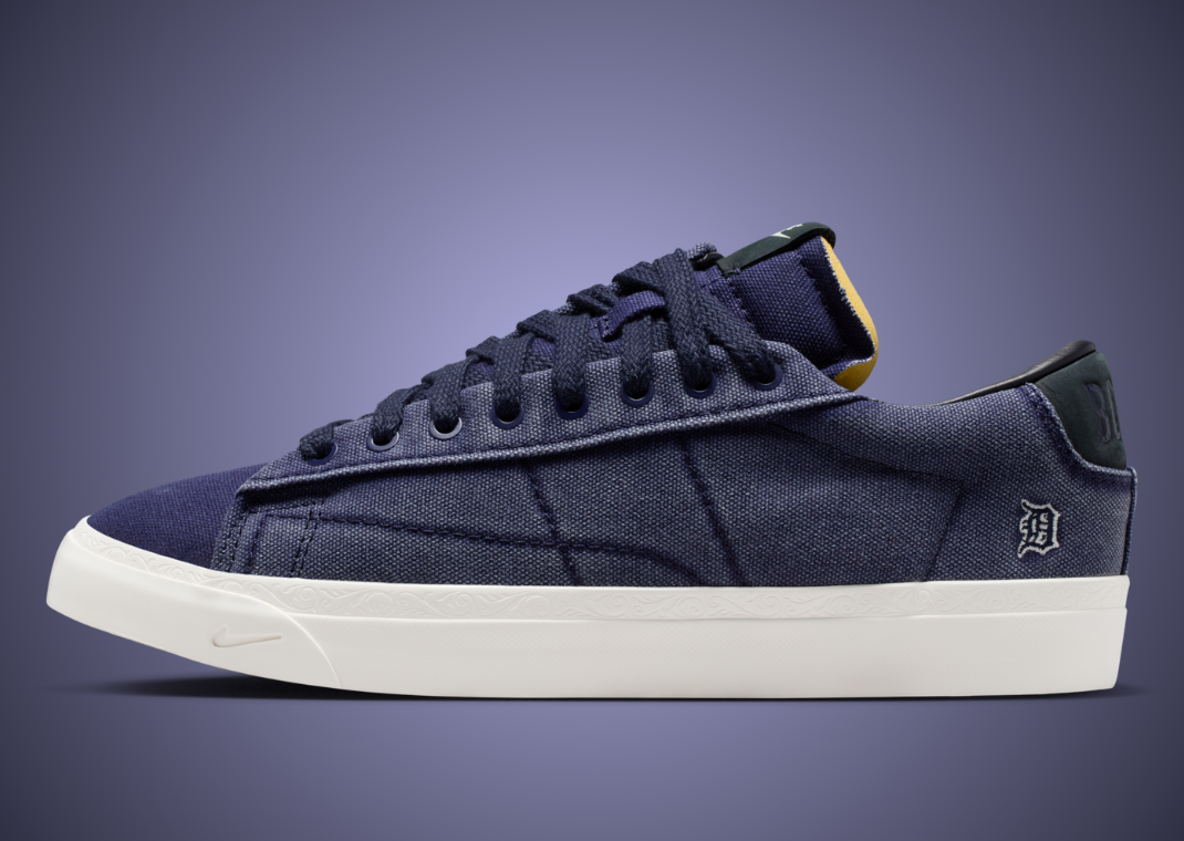 Devin Booker x Nike Blazer Low College Navy - Lateral