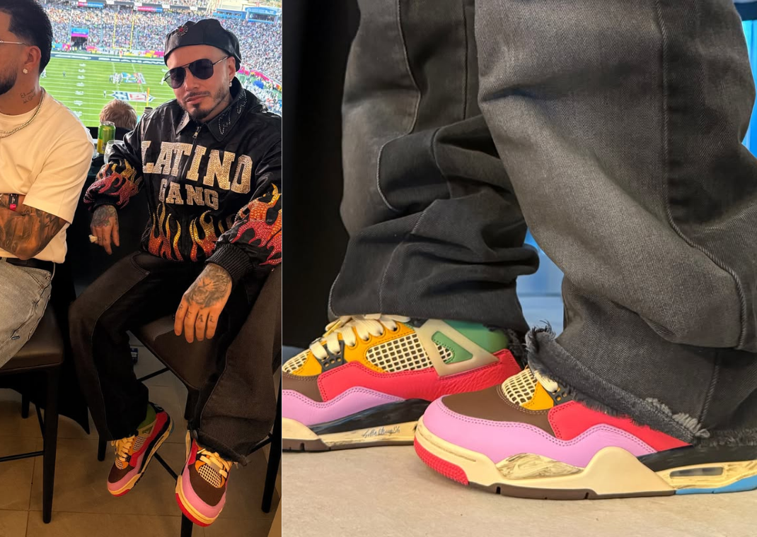 J. Balvin Debuts New Air Jordan 4 Collab