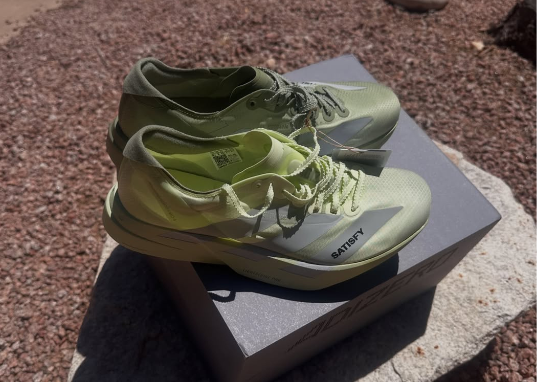 Satisfy Running x adidas Adios Pro 4
