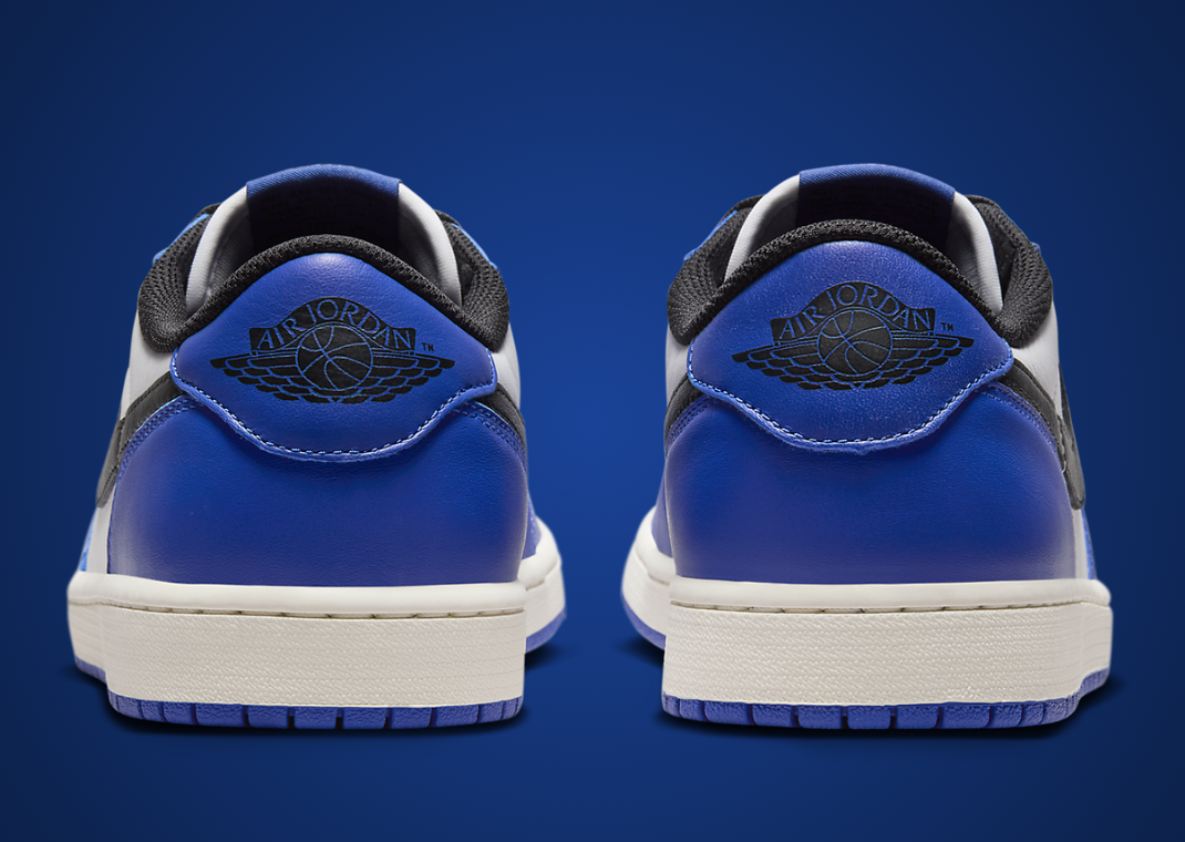 Air Jordan 1 Retro Low OG Game Royal Heel