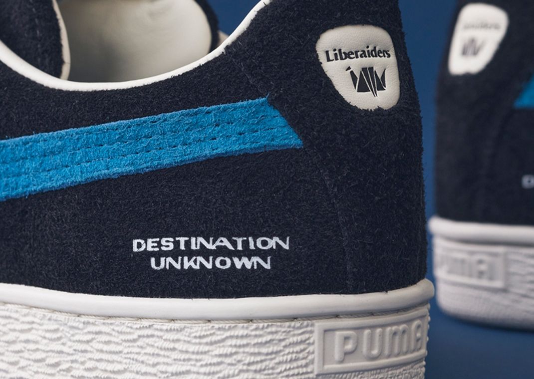 LIBERAIDERS x Puma Suede Lateral Heel Detail