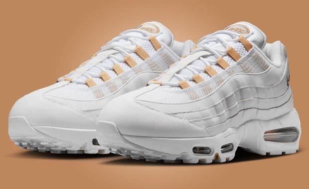 Nike Air Max 95 White Metallic Gold
