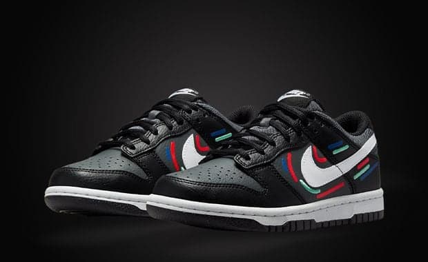 This Kids Exclusive Nike Dunk Low Comes With Drawn On Details