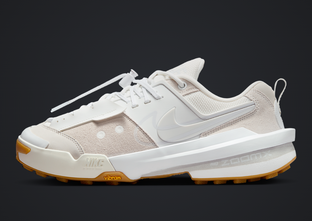 sacai x Nike Zegamadome SP White Lateral