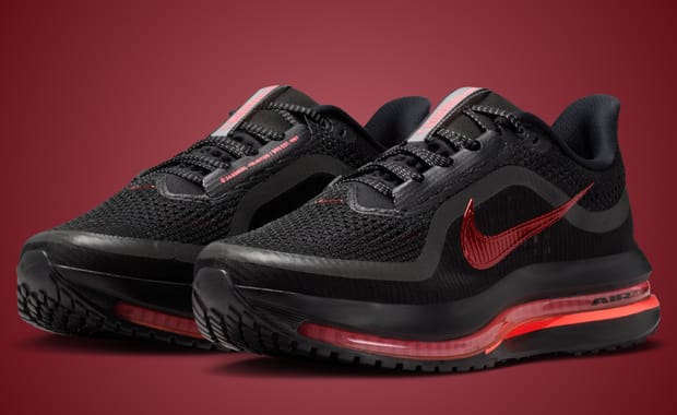 Nike Scorched This Black Pegasus Premium with Red Lava Accents