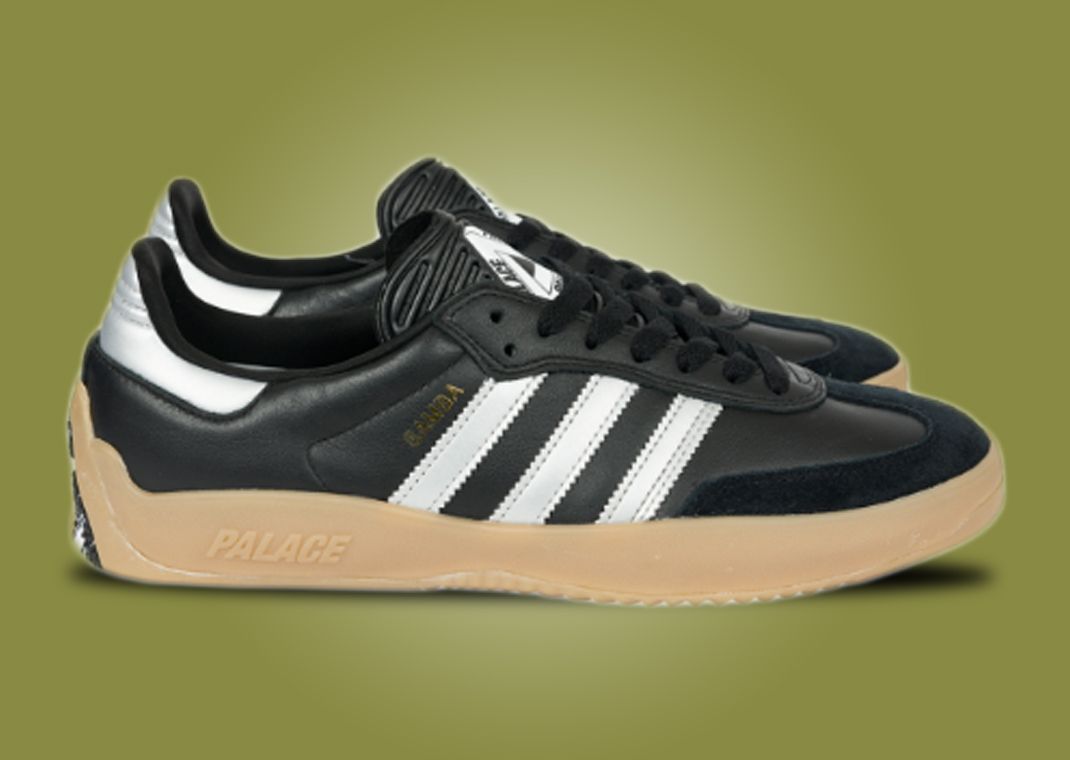 スニーカー adidas Puig Samba Palace Black Silver adidas Puig Samba Palace Black Silver Men's - HQ6099 - US