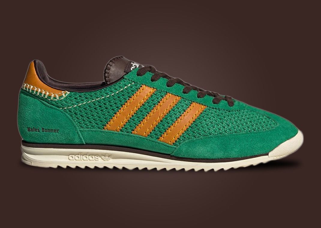 adidas SL76 Wales Bonner in Green and Orange