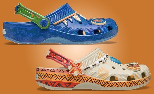 The Moana x Crocs Classic Clog Collection is Available Now