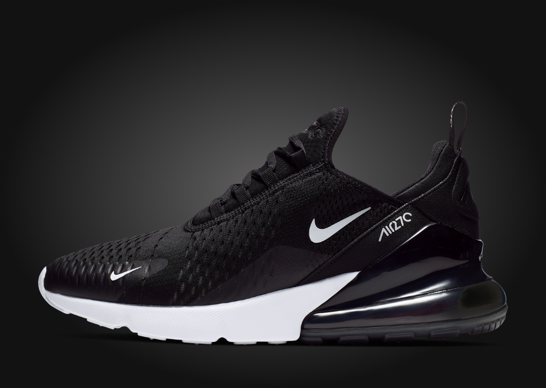 Nike Air Max 270 Black White Lateral Side