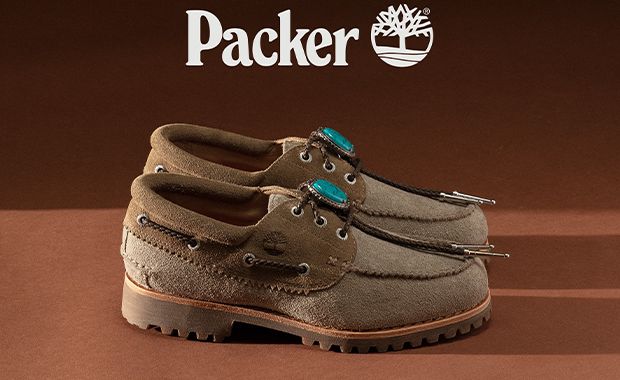 The Packer x Timberland 3-Eye Handsewn Boat Shoe Santa Fe Releases 