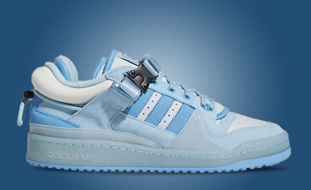 Bad Bunny Returns With A Pastel Blue adidas Forum Buckle Low