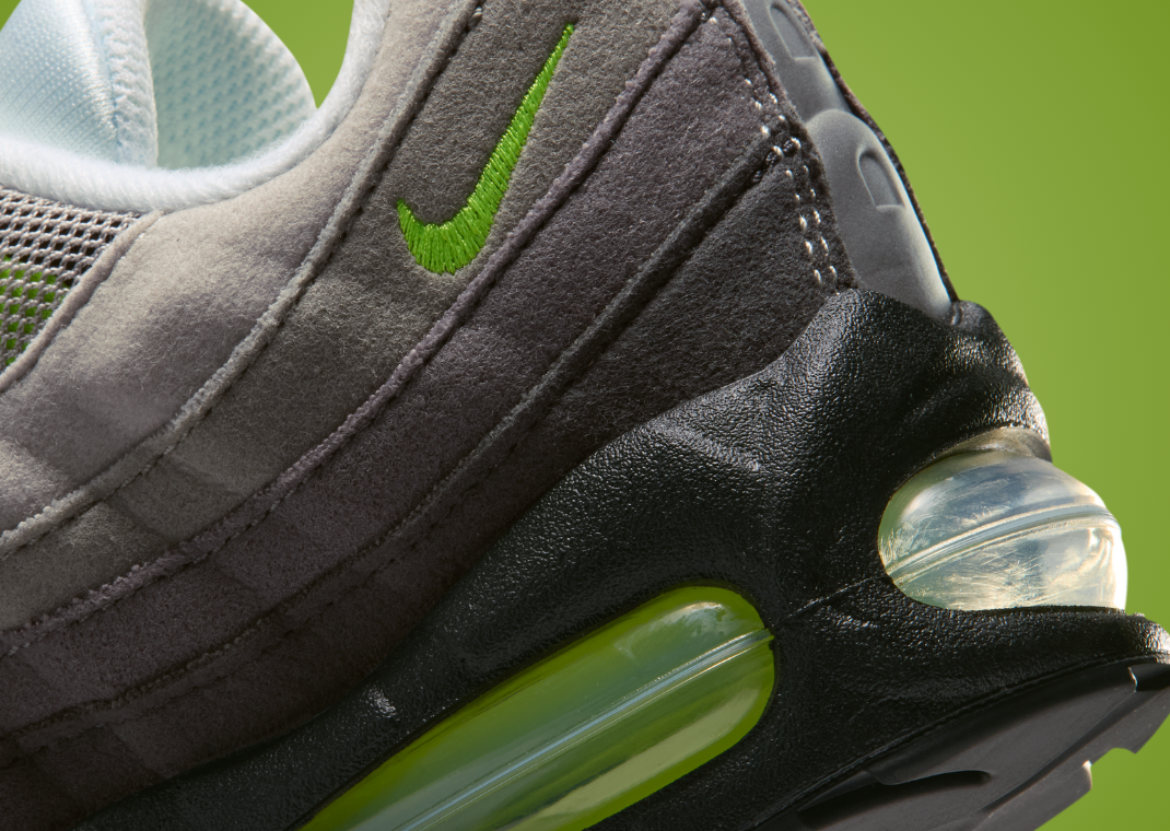 Nike Air Max 95 OG Big Bubble Neon (GS) Heel Detail